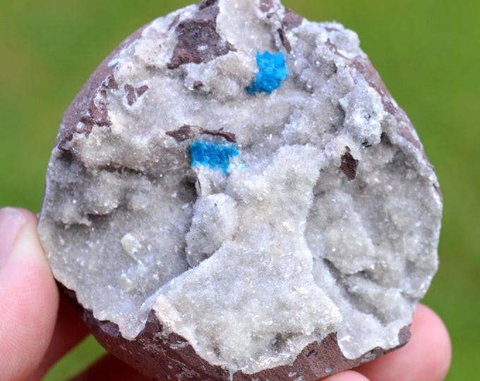 Cavansite & Chalcedony 210 grams - Wagholi Quarries, Wagholi, Pune District, Maharashtra, India