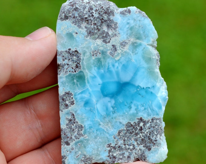 Pectolite var. Larimar 64 grams - Filipinas Larimar Mine, Los Checheses, Sierra de Baoruco, Barahona Province, Dominican Republic