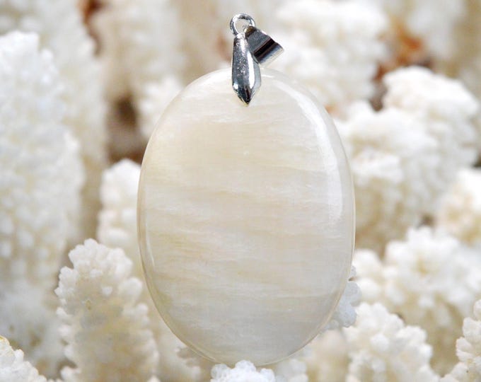 Aragonite 85 carats - natural stone cabochon pendant - Namibia / FW9