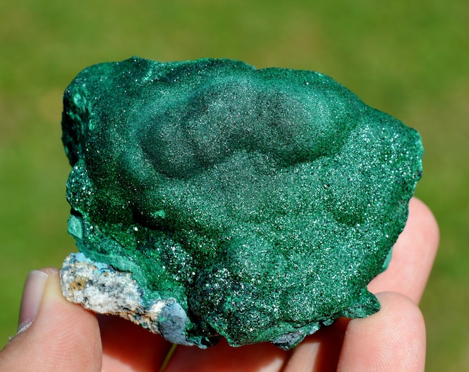 Malachite 212 grams - L'Etoile du Congo Mine, Lubumbashi, Haut-Katanga, DR Congo