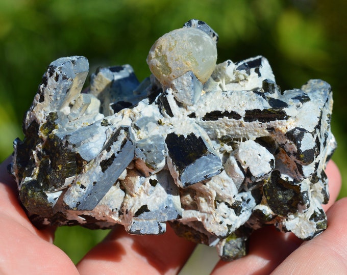 Epidote & Prehnite 271 grams - Bafoulabé Circle, Kayes Region, Mali