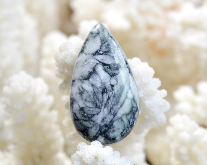 24 carat Pinolite - natural stone cabochon pendant - Austria / EE36