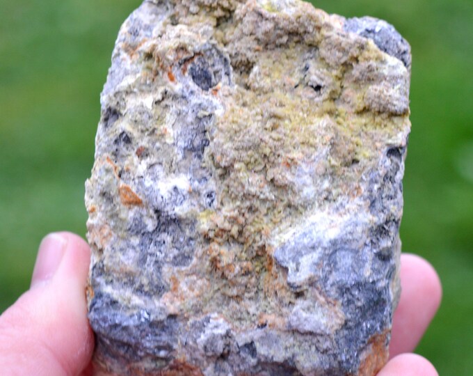 Pyromorphite & Galena 627 grams - Sainte-Lucie Mine, Saint-Léger-de-Peyre, Mende, Lozère, Occitanie, France