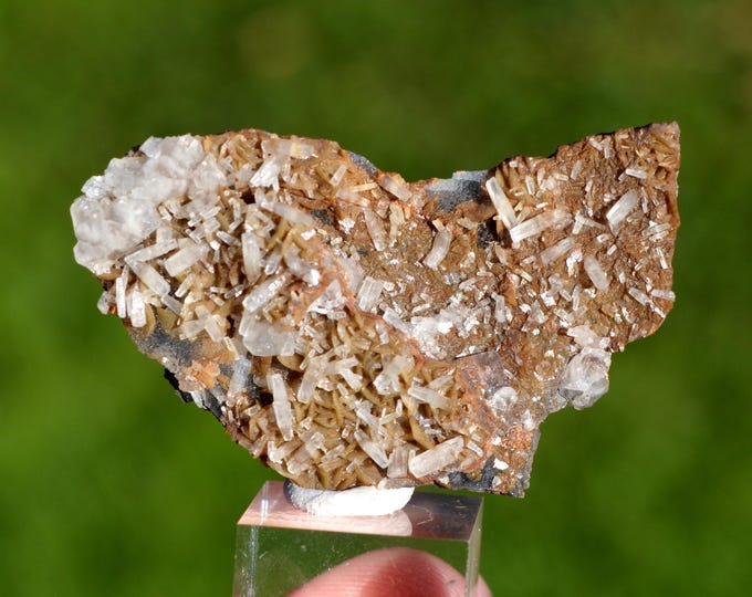 Calcite & Siderite 13 grams - Peyrebrune, Montredon-Labessonnié, Castres, Tarn, Occitanie, France
