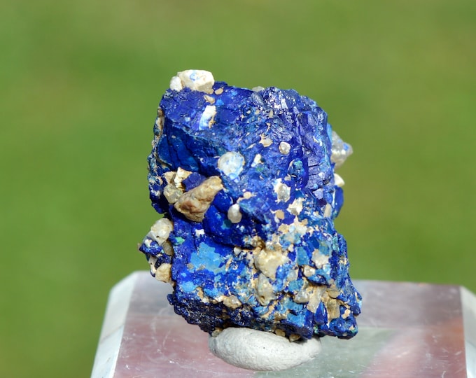 Azurite 13 grams - Chessy-les-Mines, Villefranche, Rhône, Auvergne-Rhône-Alpes, France