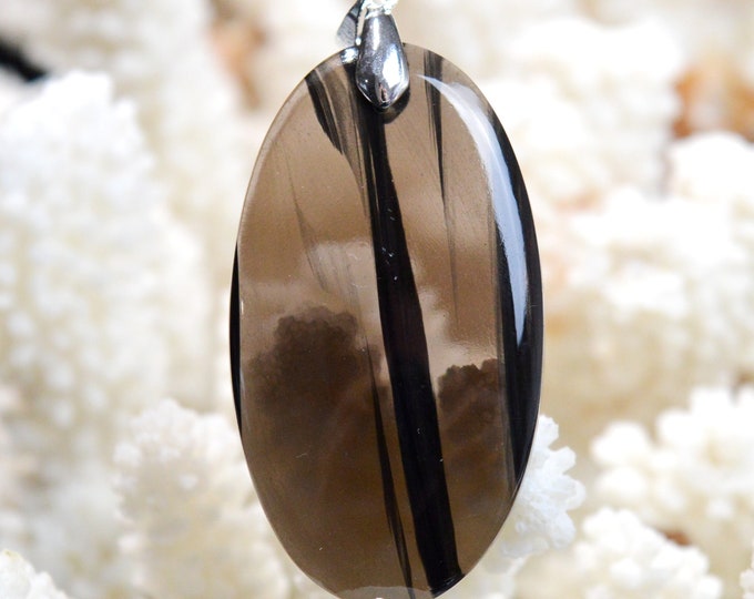 79 Carat Obsidian - Natural Stone Cabochon Pendant - USA // DC55