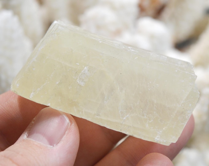 Calcite 94 grams - Saugué, Gavarnie-Gèdre, Argelès-Gazost, Hautes-Pyrénées, Occitanie, France