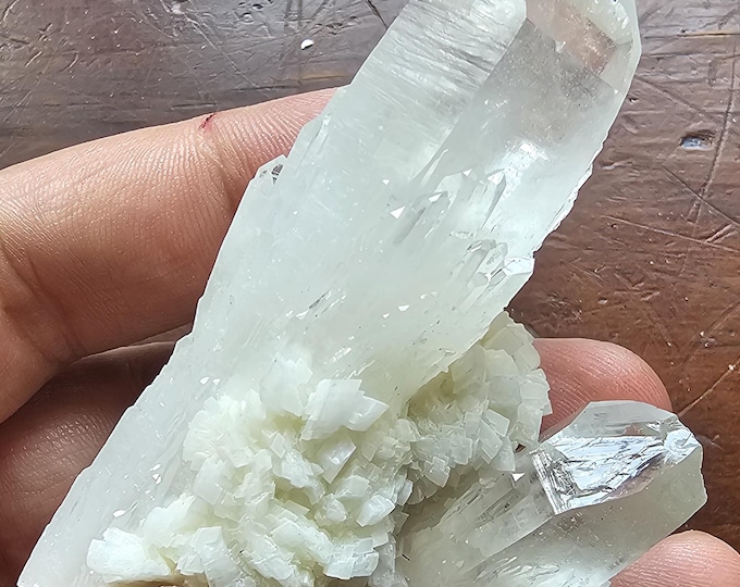 Quartz & Calcite 113 grams - Yaogangxian Mine, Yaogangxian W-Sn ore field, Yizhang Co., Chenzhou, Hunan, China