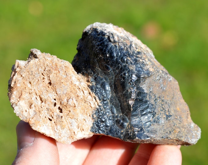 Goethite 252 grams - Sainte-Marie-aux-Mines, Colmar-Ribeauvillé, Haut-Rhin, Alsace, France