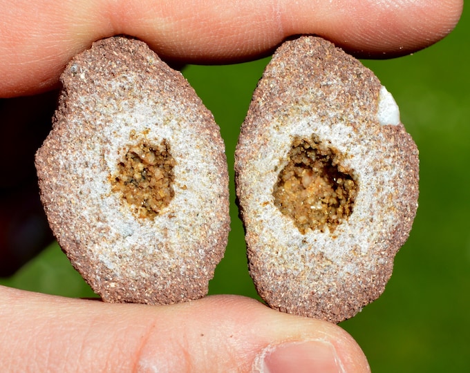 Sandstone & Quartz Geode 40 grams - Remiremont, Épinal, Vosges, Grand Est, France