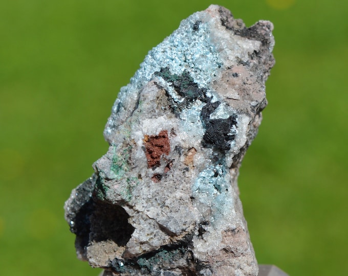 Plancheite Heterogenite Malachite 57 grams - Shangulowé Mine, Kambove, Kambove Territory, Haut-Katanga, DR Congo