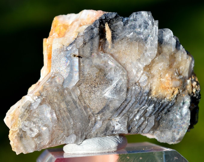Tabular baryte on baryte 112 grams - La Salette, Colombiès, Villefranche-de-Rouergue, Aveyron, Occitanie, France