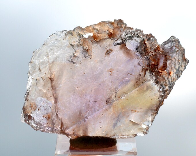 Quartz var. Ametrine 14 grams - Anahi Mine, Puerto Suárez Municipality, Germán Busch Province, Santa Cruz, Bolivia