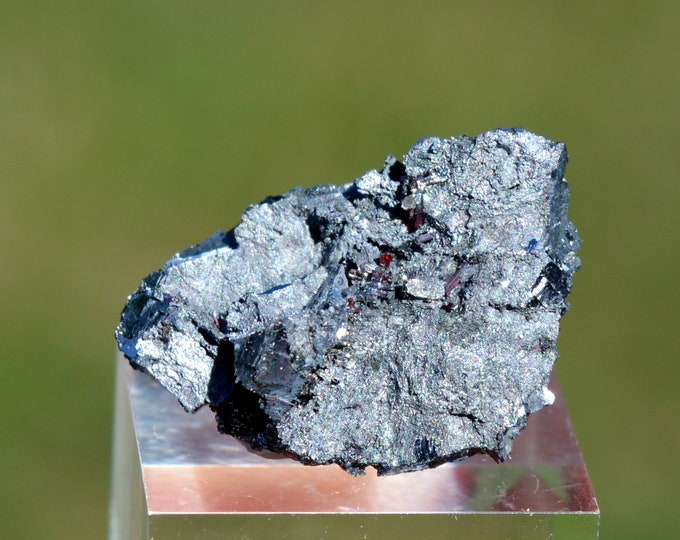 Proustite & Galena 6.1 grams - Imitation mine, Tinghir Circle, Tinghir Province, Drâa-Tafilalet Region, Morocco