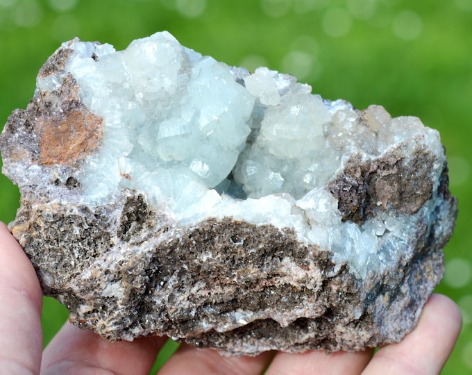 Hemimorphite 568 grams - Mfouati, Mfouati District, Bouenza Department, Republic of the Congo