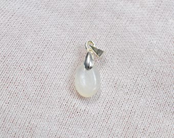Pierre de lune blanche 6.2 carats - pendentif cabochon pierre naturelle - Tanzanie / FV22