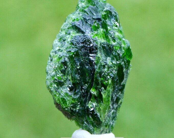 Diopside Var. Chromium-bearing Diopside 24 grams - Inagli chrome diopside deposit, Inagli Massif, Aldan, Sakha, Russia
