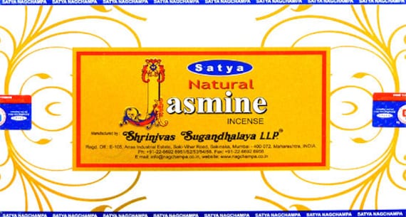 Encens - Satya Parfum Natural Jasmin Une Boîte