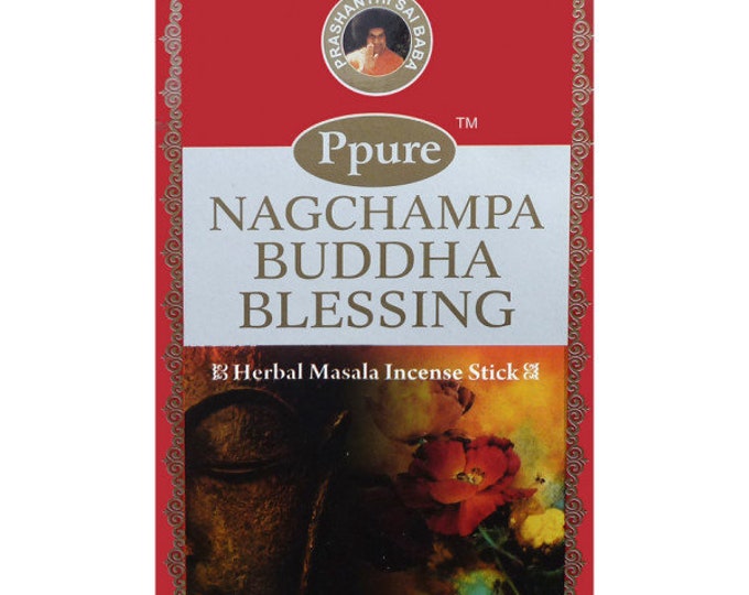 Incense - Pure Nagchampa - Buddha Blessing Perfume - One box