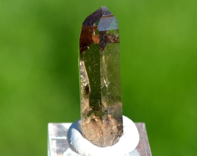 Smoky quartz 3.5 grams - Minstigertal (Münstigertal), Münster, Goms, Valais, Switzerland
