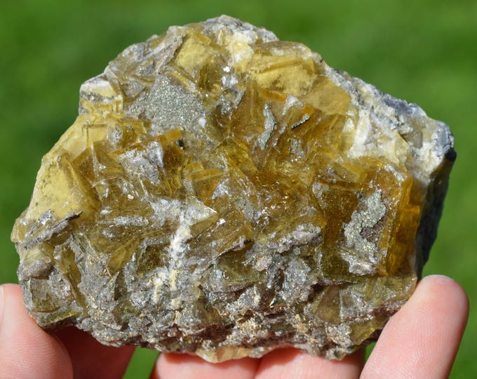 Fluorite 357 grams - Chaillac Mine, Chaillac, Indre, Centre-Val de Loire, France