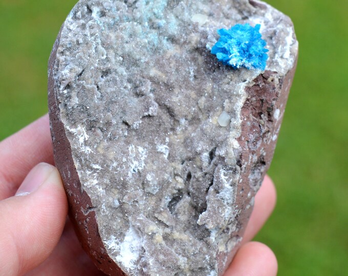 Cavansite & Chalcedony 312 grams - Wagholi Quarries, Wagholi, Pune District, Maharashtra, India