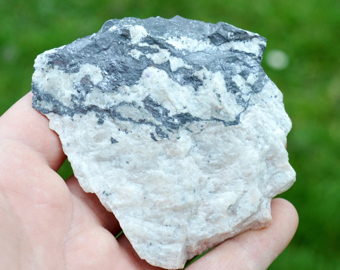 Baryte & Galena 359 grams - La Vivinie Quarry, Juillac, Brive-la-Gaillarde, Corrèze, New Aquitaine, France