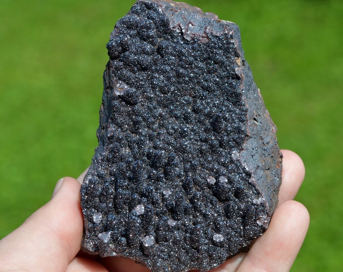 Goethite 404 grams - Mont-Roc Mine, Mont-Roc, Castres, Tarn, Occitanie, France
