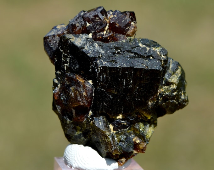 Andradite-Grossular Garnet & Epidote 37 grams - Trantimou, Diakon, Arrondissement of Diakon, Bafoulabé Cercle, Kayes Region, Mali