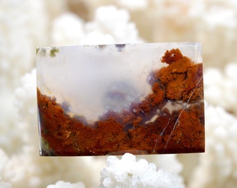 Landscape agate 37 carats - fridge magnet magnet - Indonesia // Ref S73