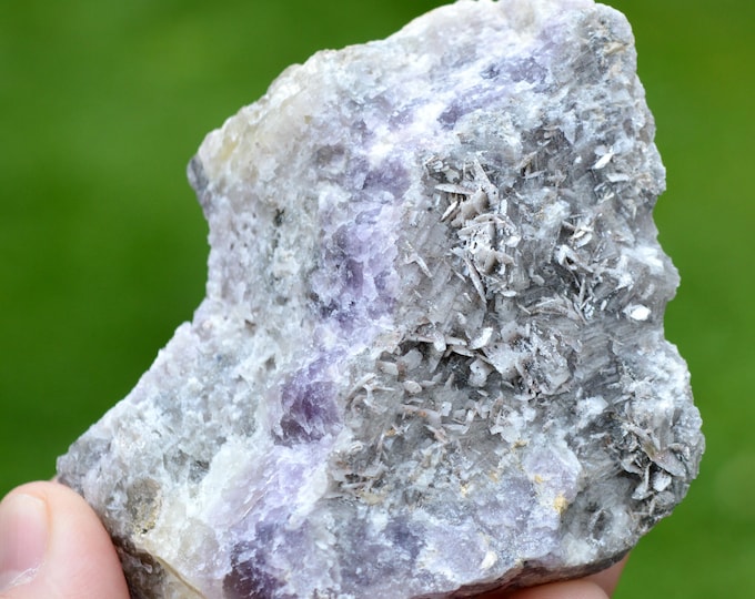 Fluorite Baryte 281 grams - Les Redoutières Mine, Chaillac Mines, Chaillac, Le Blanc, Indre, Centre-Val de Loire, France