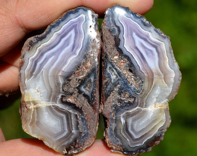 Nodule sawn Agate Picacho 141 grams - Estacion Ojo Laguna, Ahumada Municipality, Chihuahua, Mexico
