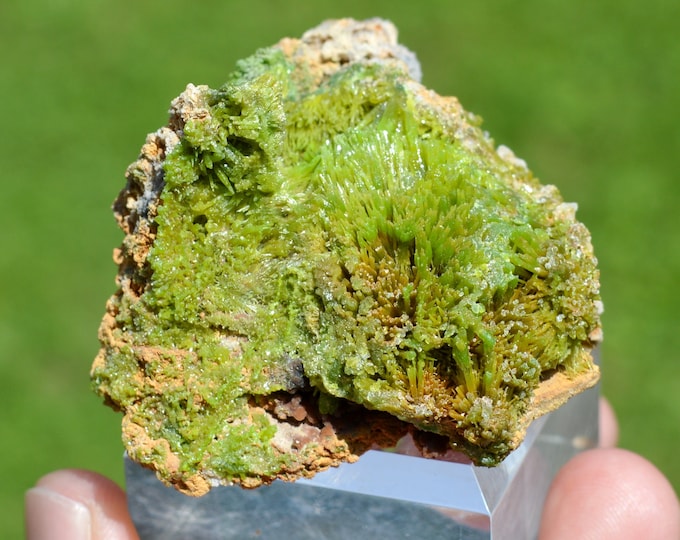 Pyromorphite 103 grams - Saint-Salvy Mine, Saint-Salvy-de-la-Balme, Tarn, Occitanie, France