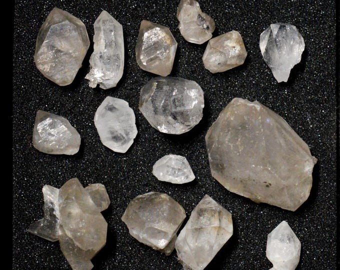 Lot 15 Quartz - 35 grams - Saint-Jean-de-Valériscle, Alès, Gard, Occitanie, France