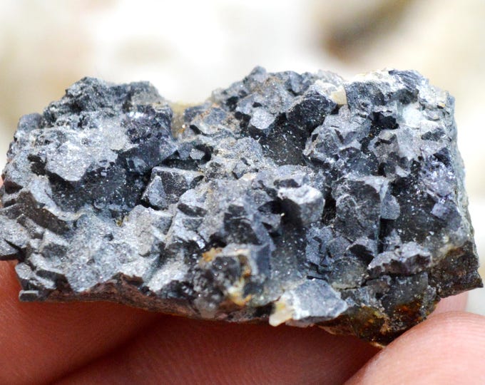 Galena 20 grams - Le Buisson Mine, Montmirat, Saint-Étienne-du-Valdonnez, Mende, Lozère, Occitanie, France