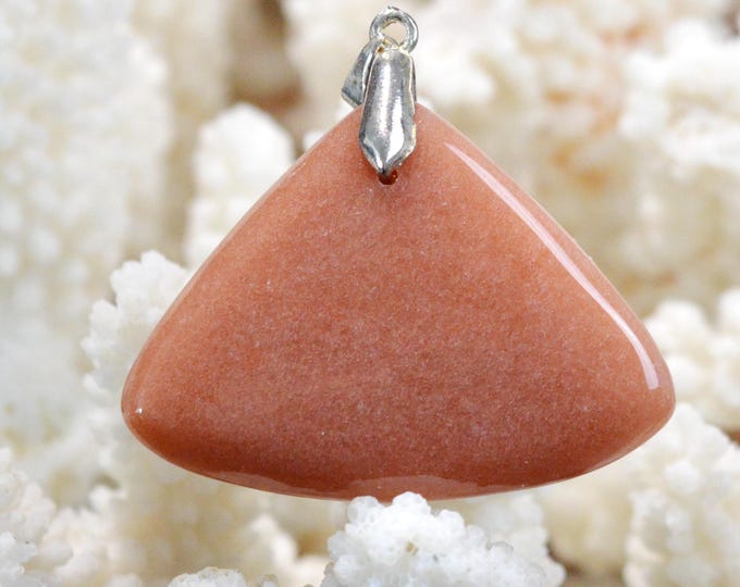 52-carat Red Aventurine - Natural Stone Cabochon Pendant - Canada / GC21