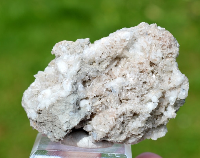 Celestine & Calcite 90 grams - Winterswijk quarry, Vosseveld, Winterswijk, Gelderland, Netherlands