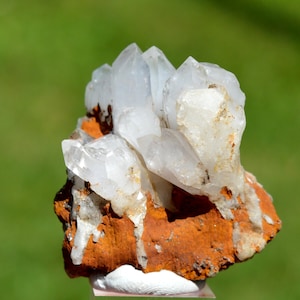 Quartz & Limonite 29 grams - Vizille, Grenoble, Isère, Auvergne-Rhône-Alpes, France