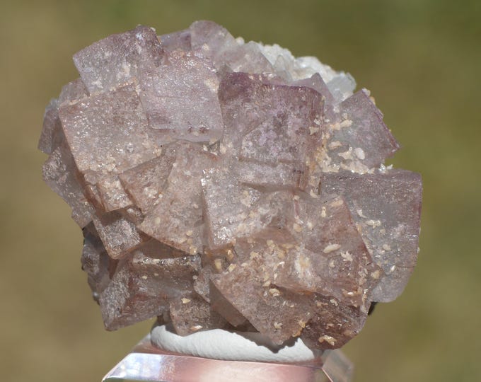 Fluorite 82 grams - Kamariza mines, Agios Konstantinos, Lavreotiki, East Attica, Attica, Greece