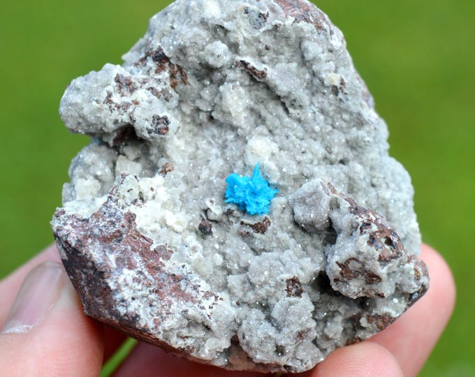 Cavansite & Chalcedony 125 grams - Wagholi Quarries, Wagholi, Pune District, Maharashtra, India