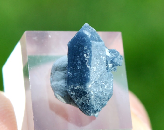 Quartz & Magnesio-Riebeckite 1.6 grams - Kunar Mine, Afghanistan