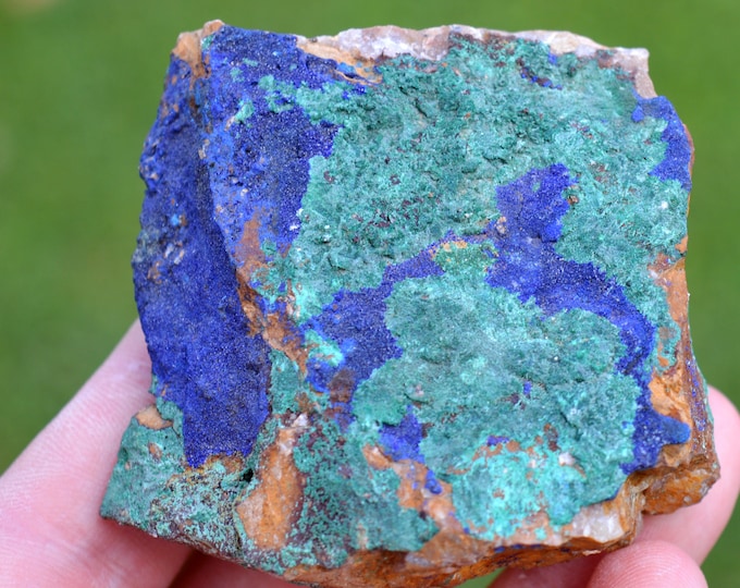 Azurite malachite 238 grams - Oujda-Angad Prefecture, Oriental Region, Morocco