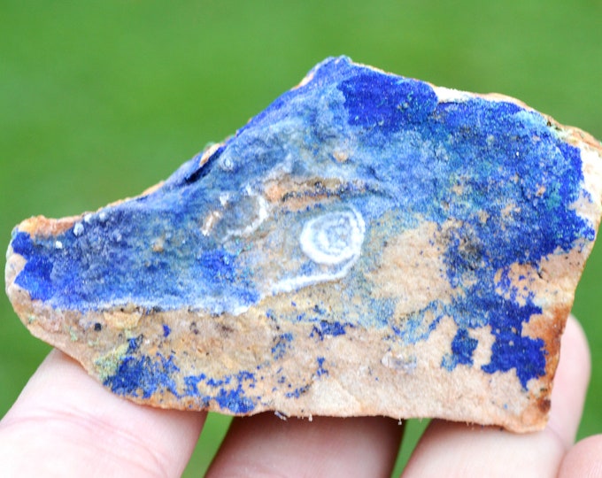 Azurite 140 grams - El Pinar de Bédar, Bédar, Almería, Andalusia, Spain
