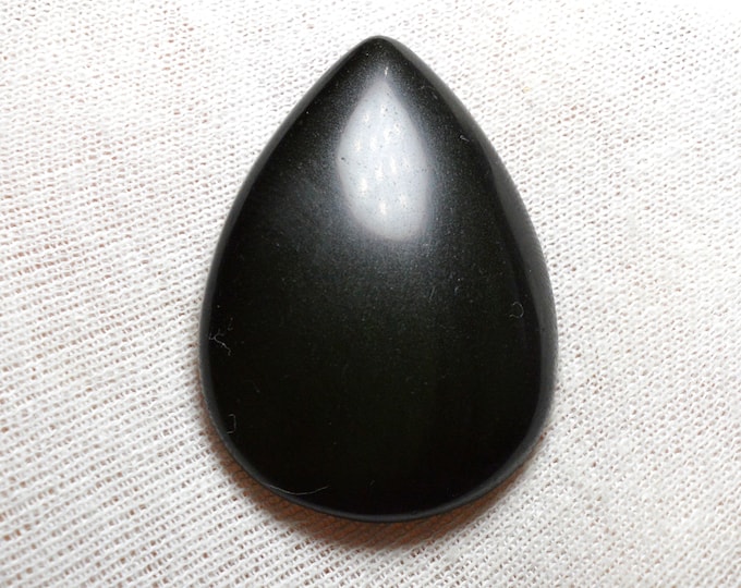 Obsidian 63 carats - natural stone cabochon - Mexico / FC30