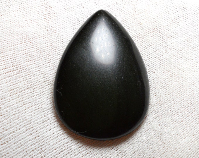 Obsidienne 63 carats - cabochon pierre naturelle - Mexique / FC30