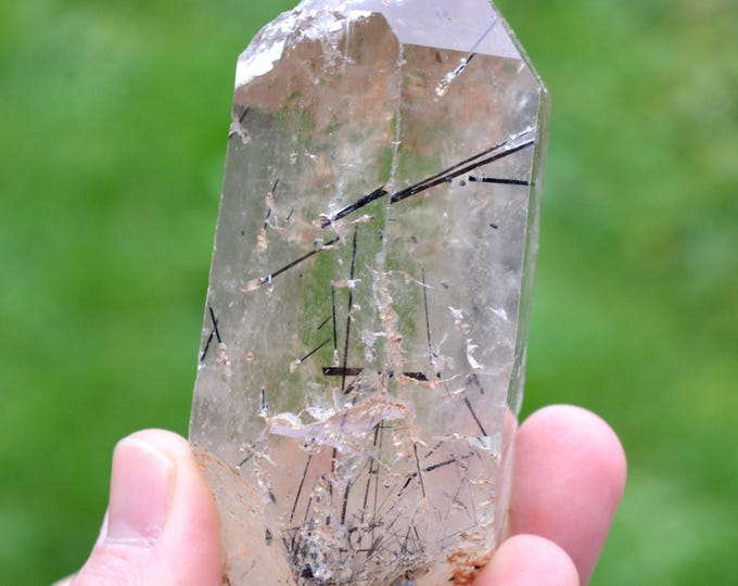 Quartz & Tourmaline schorl 274 grams - Governador Valadares, Minas Gerais, Brazil