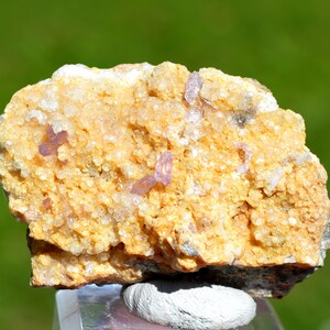 Calcite & Amethyst 57 grams - Capurru Quarry, Osilo, Sassari Province, Sardinia, Italy