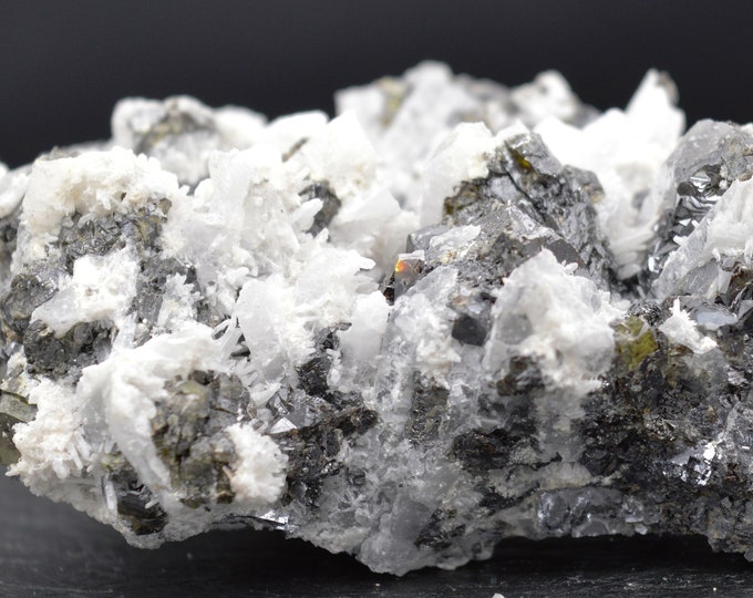 Quartz galena sphalerite - 149 grams - Krushev dol deposit, Krushev dol mine, Madan ore field, Smolyan Province, Bulgaria
