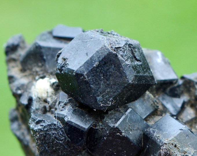 Andradite Garnet var. Melanite 56 grams - Imilchil, Imilchil Caïdat, Imilchil Cercle, Midelt Province, Drâa-Tafilalet Region, Morocco