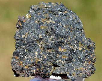 Basalt Augite 57 grams - Ginostra, Stromboli Island, Lipari, Eolie Islands, Metropolitan City of Messina, Sicily, Italy